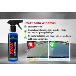 TWX® Auto Windows Nano revestimiento que repele el agua para ventanas de vehículos